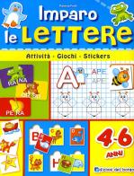 Imparo le lettere con adesivi. ediz. illustrata